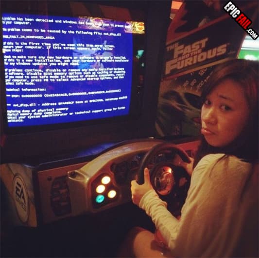 Clip: arcade Game Fail
