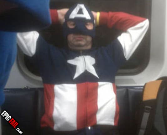 Scene: captain America Fail