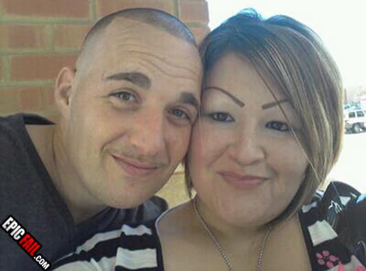 Clip: couple Eyebrows Fail