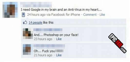 Scene: facebook Comment Win