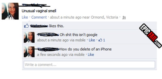 Moment: facebook Fail