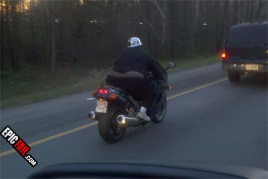 Caught on camera: born To Be Wild Fail