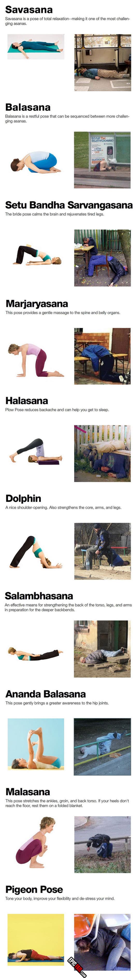 Watch: drinking Fail / Yoga Win