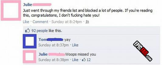 Clip: facebook Fail