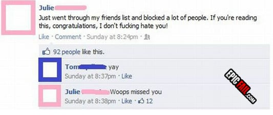 Clip: facebook Fail