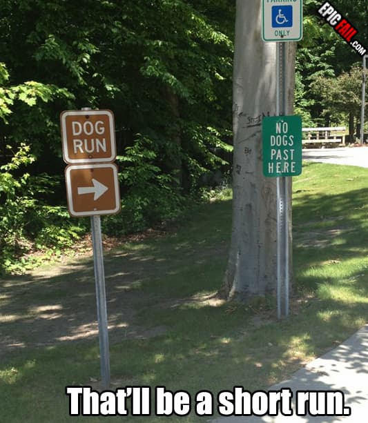 Scene: sign Fail