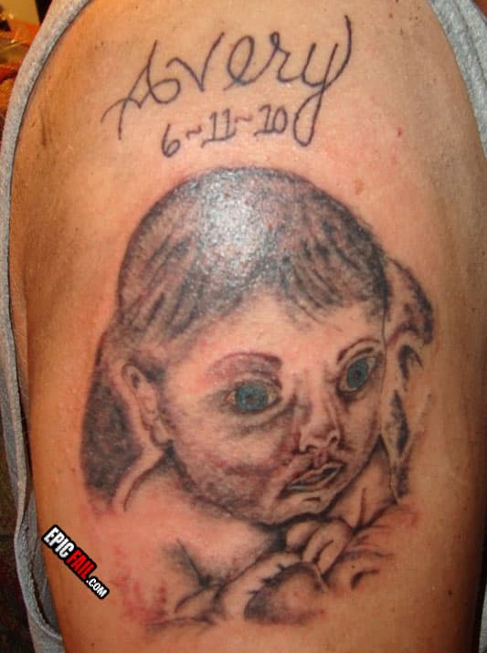 Watch: baby Tattoo Fail