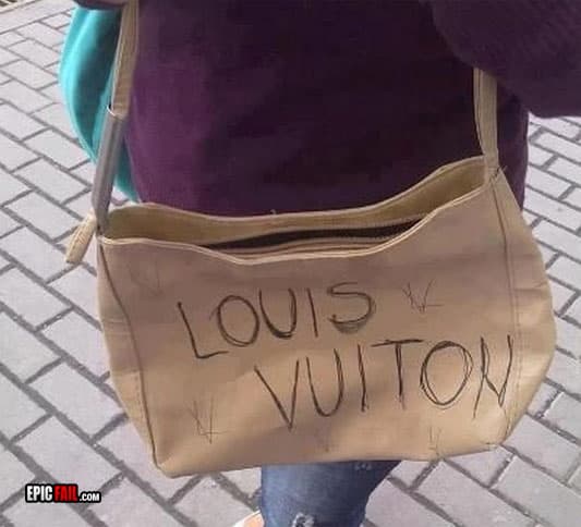 Caught on camera: authentic Bag Fail
