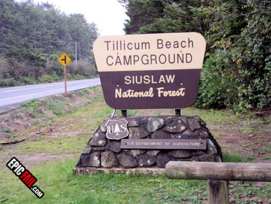 Moment: campground Name Fail
