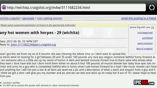 Scene: ex Fail / Honesty Win