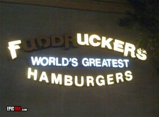 Clip: sign Fail