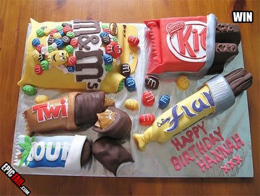 Moment: birthday Cake Win
