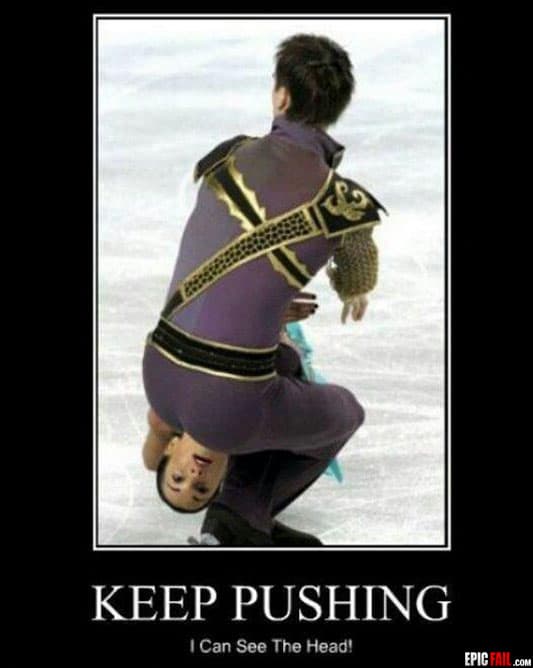 Caught on camera: classic – Ice Skating Photo Fail