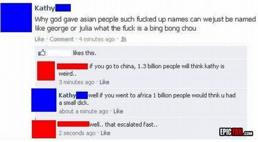 Caught on camera: facebook Fail