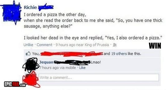 Scene: facebook Status Win
