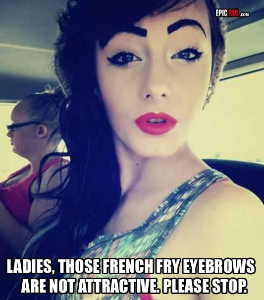 Moment: eyebrows Fail