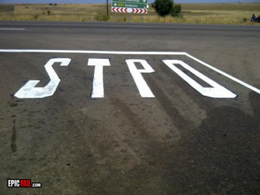 Scene: street Sign Fail