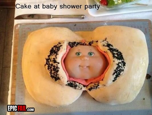 Scene: appetizing Cake Fail