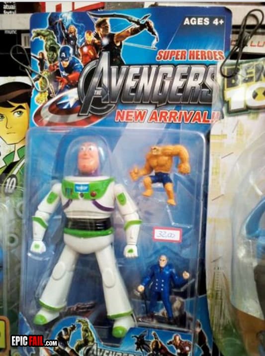 Caught on camera: avengers Toy Fail