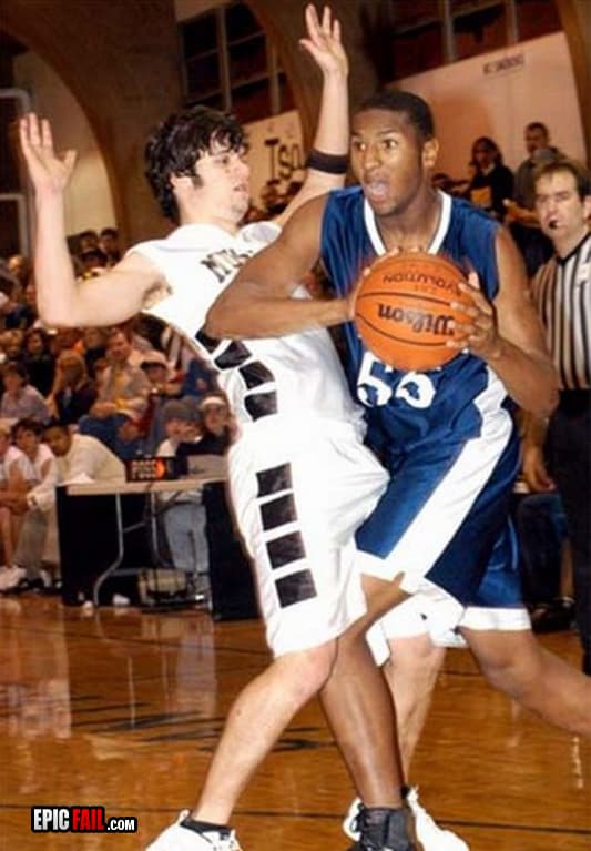 Caught on camera: defense Fail