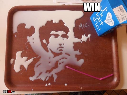 Watch: bruce Lee Milk Drawing Win