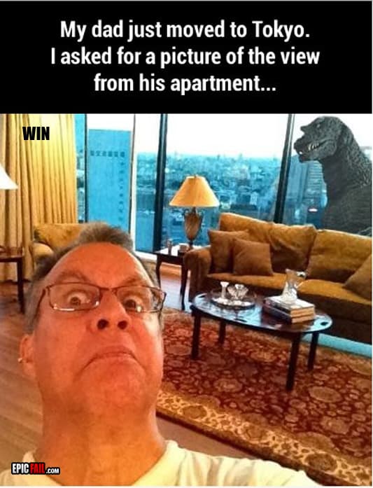 Moment: dad Humor Win