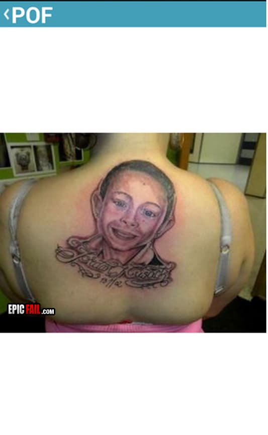 Scene: dating Site Tattoo Fail