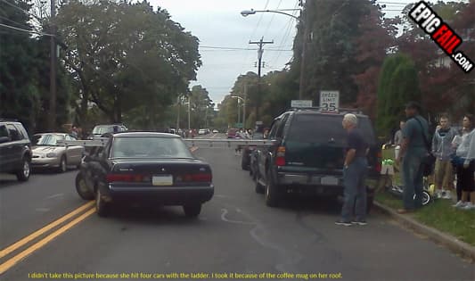 Caught on camera: driver Consideration Fail