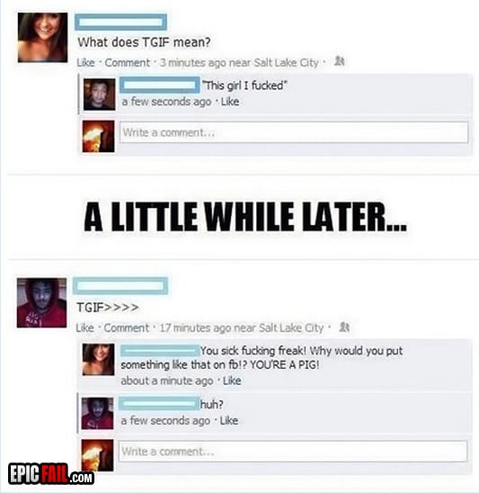 Clip: facebook Fail