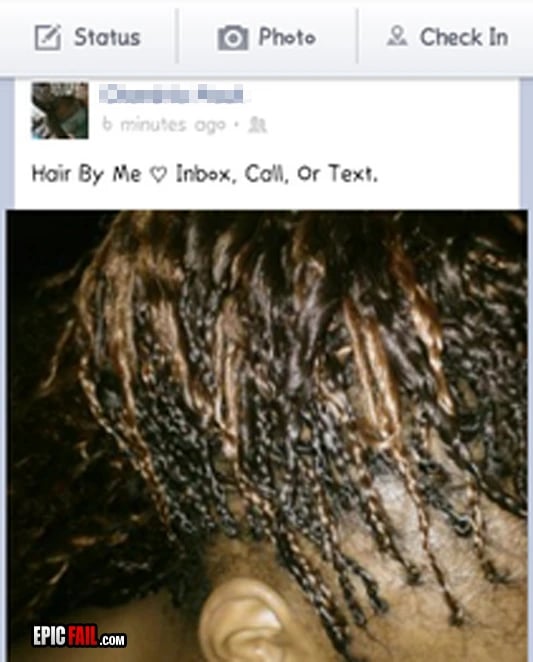 Clip: facebook Hairstylist Fail