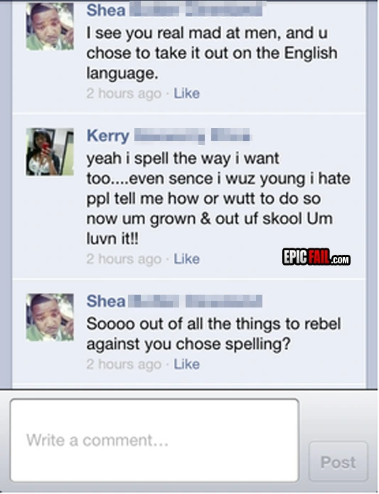 Clip: facebook Rebel Fail