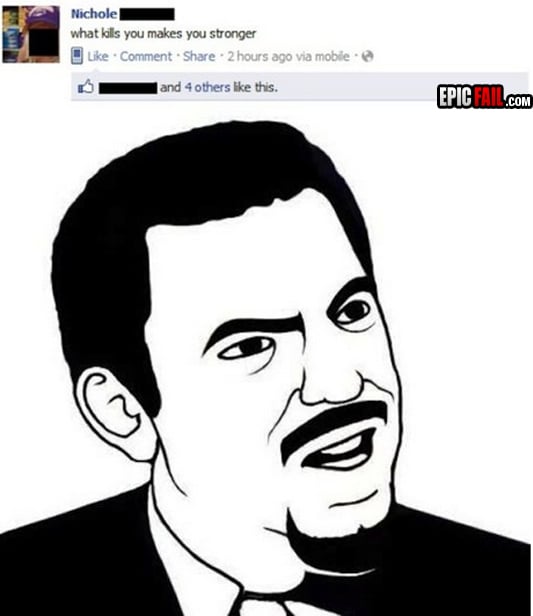 Moment: facebook Status Update Fail