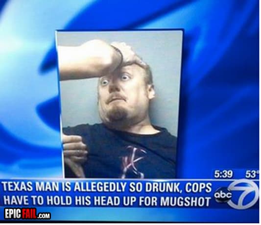 Caught on camera: drinking Fail