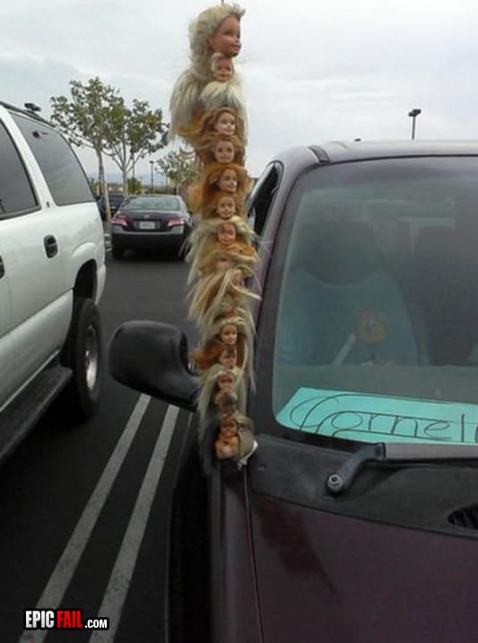 Clip: wTF Car Decoration Fail