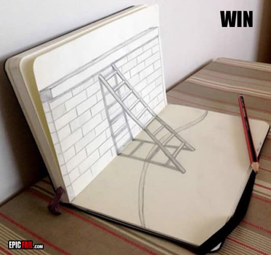 Caught on camera: 3D Drawing Win