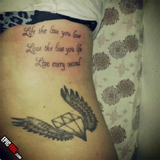 Moment: epic Tattoo Fail