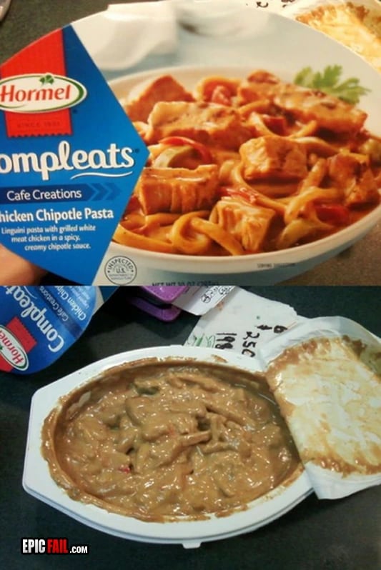 Scene: expectations Vs. Reality Fail