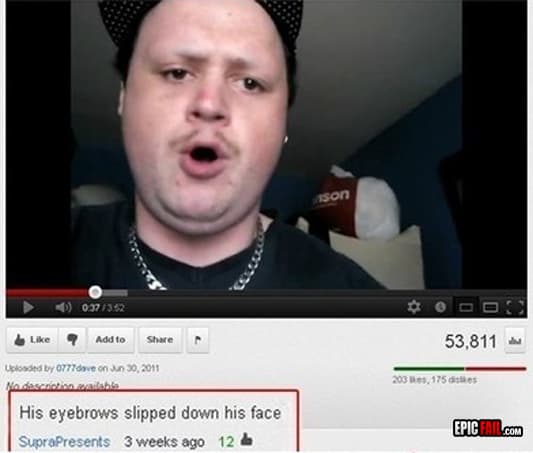 Scene: eyebrows Fail