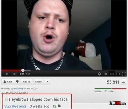 Scene: eyebrows Fail