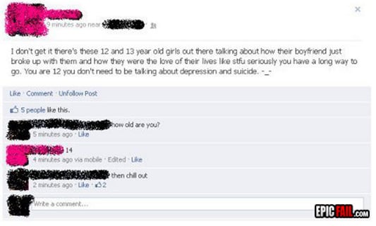 Moment: facebook Fail