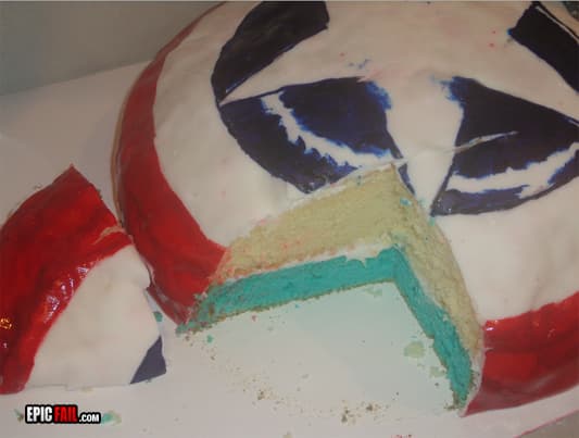 Watch: captain America Cake Fail