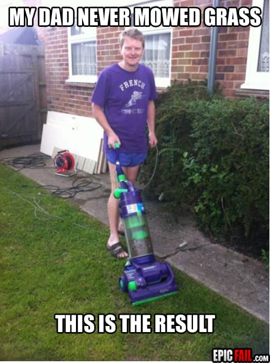 Caught on camera: dad Fail