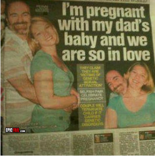 This is NOT how to be a Daddy's Girl. — WTF moment