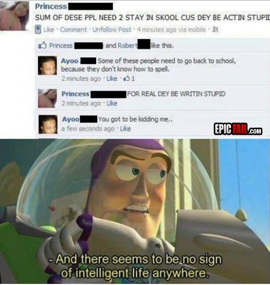 Watch: facebook Fail