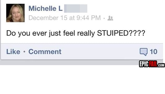 Scene: facebook Fail