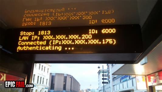 Moment: sign Fail
