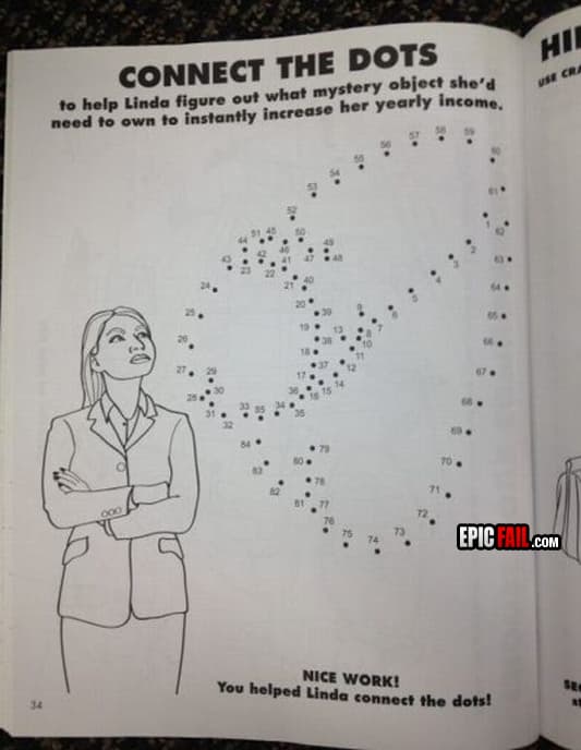 Caught on camera: connect the Dots Fail