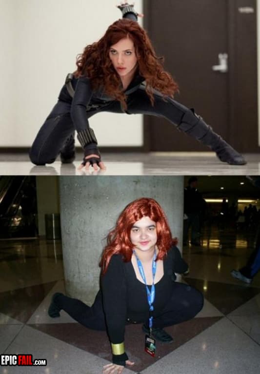 Moment: cosplay Fail