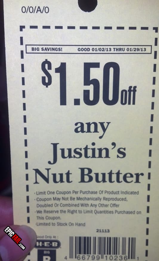 Watch: coupon Fail