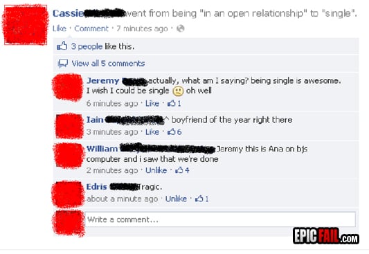 Clip: facebook Boyfriend Fail